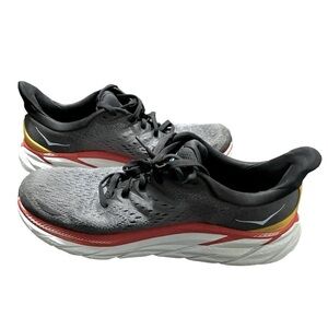 EUC Hoka One One Clifton 8 Anthracite Castlerock Size 10.5D